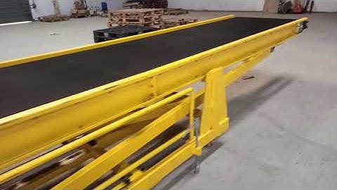 Orange Conveyor Systems - Truck Loading Conveyor System