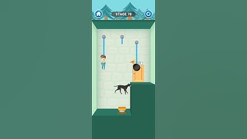 Rescue Cut Gameplay Level 78 (Android, iOS) #rescuecut #rescuecutgameplay #shorts #games