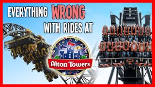 Everything WRONG With These ALTON TOWERS Rides