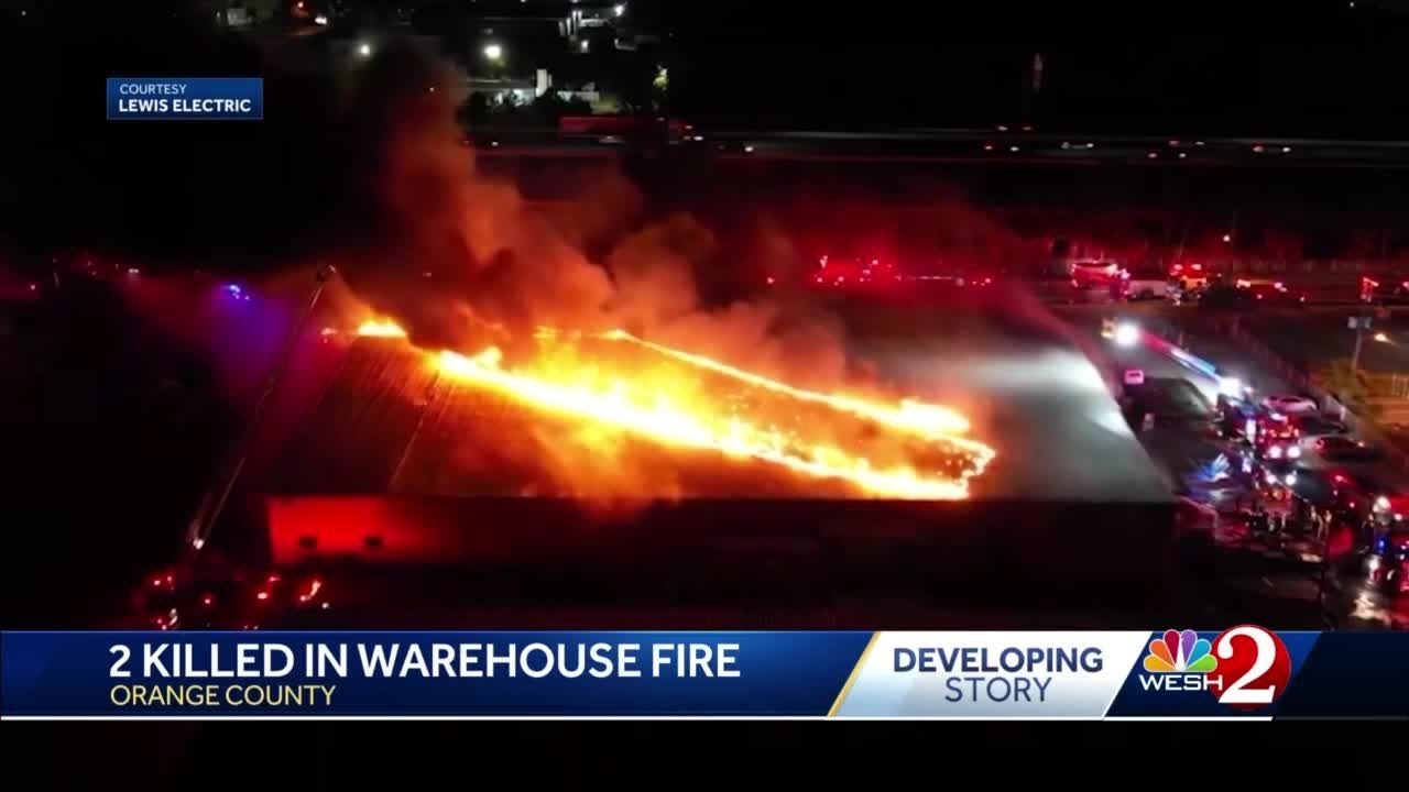 2 dead in Orlando warehouse fire that ignited fireworks, officials say 2 dead in Orlando warehous...