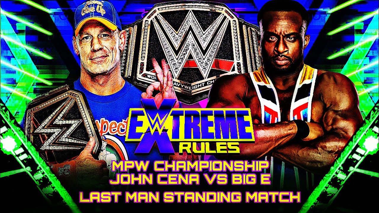 MPW Extreme Rules John Cena vs Big E MPW Championship Last Man Standing