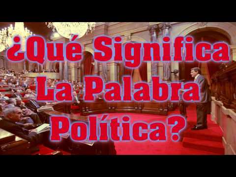 Video: Político - ¿Quién es este? Significado de la palabra