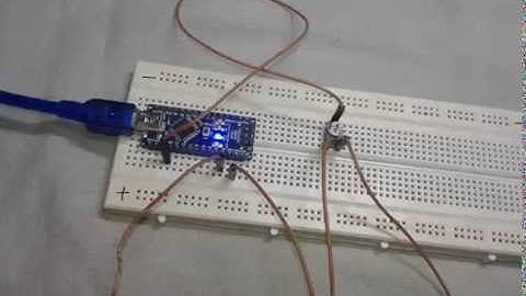 interfacing a potentiometer with arduino