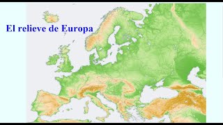 El relieve de Europa para Primaria