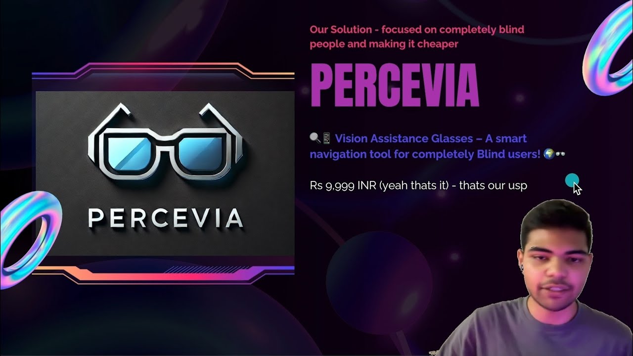 Pitching Percevia - glasses for Visually impaired - YouTube