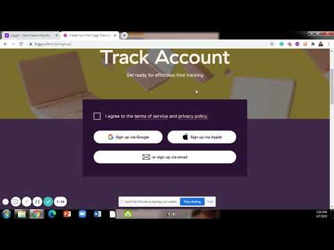 I  used  Toggl when tracking my time| A quick tutorial on how to create a Toggle Acocount