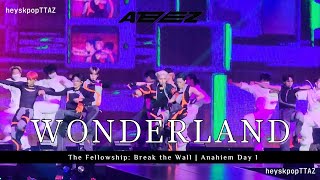 ATEEZ - Wonderland | 221107 에이티즈 THE FELLOWSHIP: BREAK THE WALL | Anaheim [FANCAM] 4K HDR