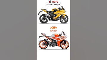 🔥Hero KARIZMA XMR 210 Vs KTM RC 200 | Colours 💯