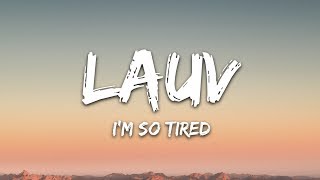 Lauv & Troye Sivan - i'm so tired... (Lyrics) chords