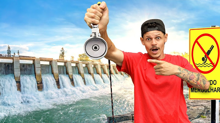 Fiz PESCA MAGNETICA em uma REPRESA