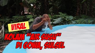 Viral, Kolam dengan Air Seperti Susu di Gowa, Sulsel screenshot 5