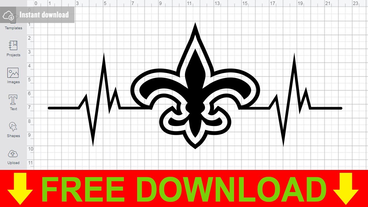 Download Saints Heartbeat Svg Free Cutting Files For Cricut Silhouette Youtube