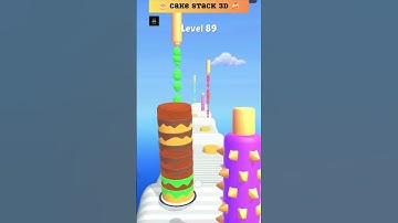 Cake Stack 3D 🍰🍮 Game Fun Android iOS #amongus #fyp #shorts #shortsgame #cakestack3d