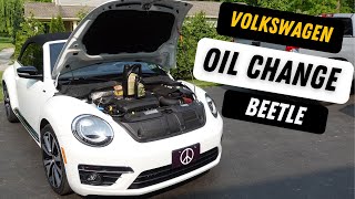 VW Beetle Oil Change &amp; Light Reset 2011-2019 2.0L