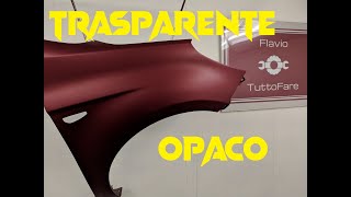 Come Verniciare Opaco A Bomboletta - Trasparente Ad Alta Opacità