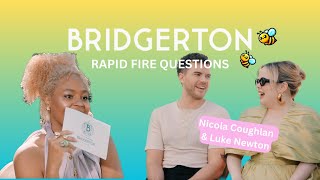 The Bridgerton Tea: Nicola Coughlan & Luke Newton Play Rapid Fire Questions!