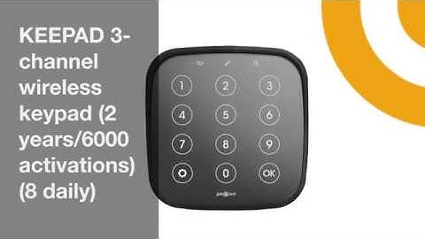 KeePad: 3-channel wireless keypad - EN