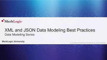 XML and JSON Data Modeling Best Practices