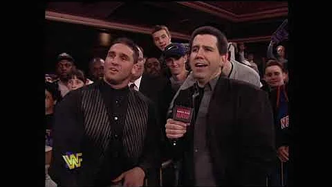 Ken Shamrock Interview. Farooq confronts Shamrock & challenges him to a match! 1997 (WWF)