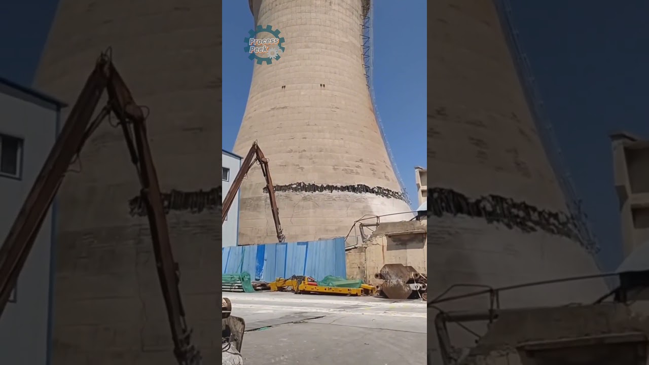 The big chimney is going to collapse 