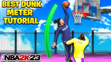 How To Use NEW DUNK METER in NBA 2K23! (NBA 2K23 CONTACT DUNKS)