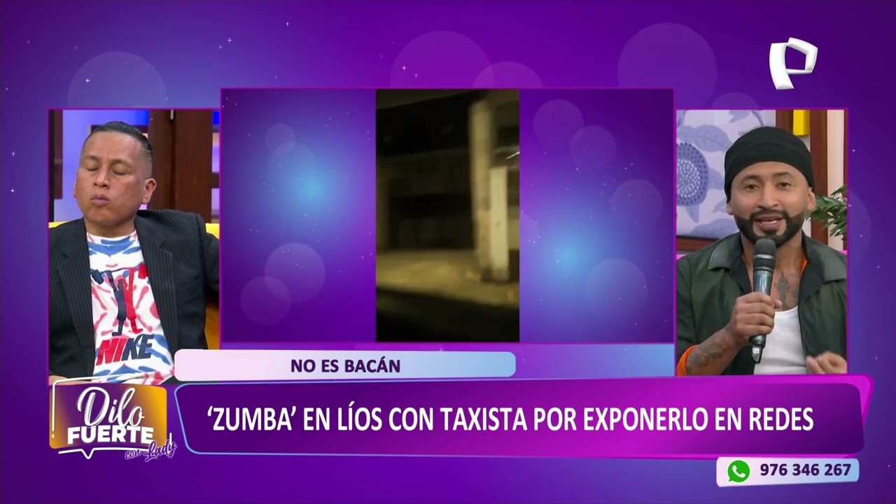 Conductor de taxi acusa a “Zumba” de no pagarle 25 soles de pasaje