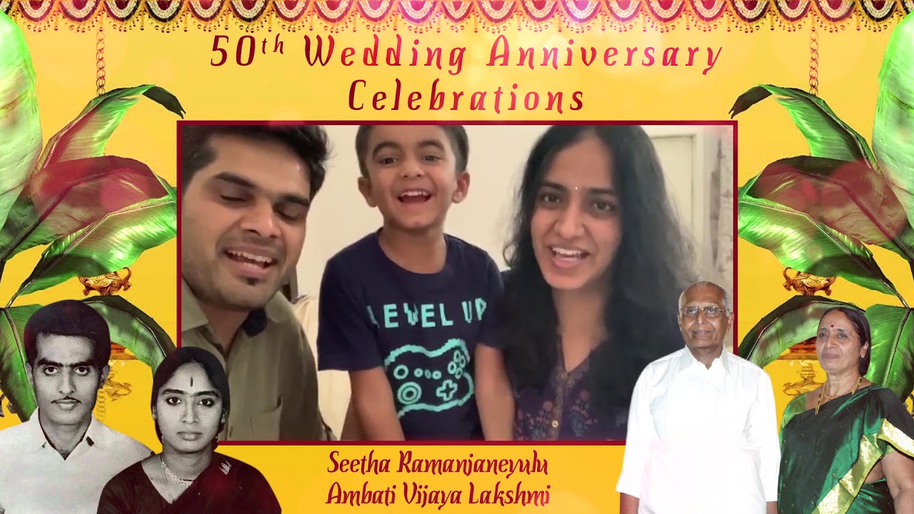 Amma&Nanna 50th wedding anniversary - YouTube