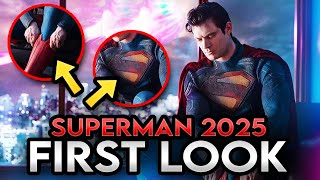 SUPERMAN FIRST LOOK! - Superman 2025 Movie Suit REACTION!