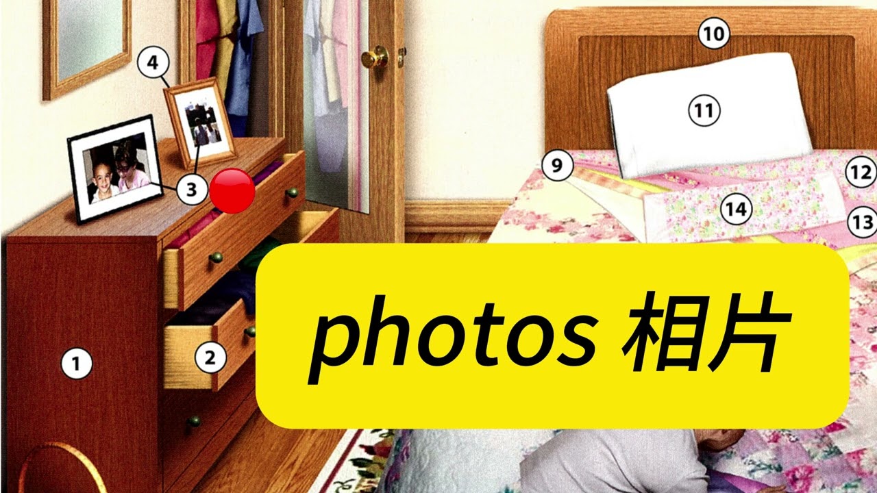 Oxford Picture Dictionary -page57-58 bathroom浴室bedroom卧室57 58