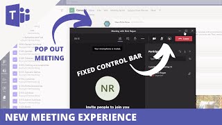 Microsoft Teams New Meeting Experience - Hide Control Bar Issue Fixed screenshot 4