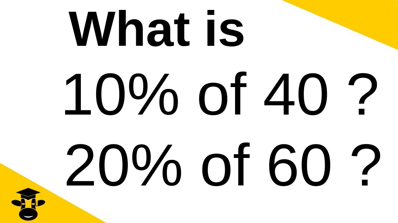 Percent Of A Number (3 Easy Methods For Figuring Percentages)
