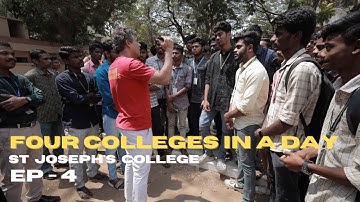 VISITING FOUR COLLEGES IN A DAY - St Joseph