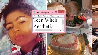 Teen Witch makeup aesthetic inspired by Rookie mag and Petra Collins