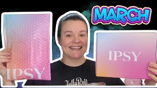 MARCH Ipsy Glam Bag & BoxyCharm By Ipsy | PR unboxing #ipsy