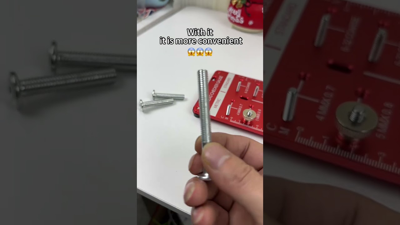 My Own Thread Checker Gauge for Nuts & Bolts! 