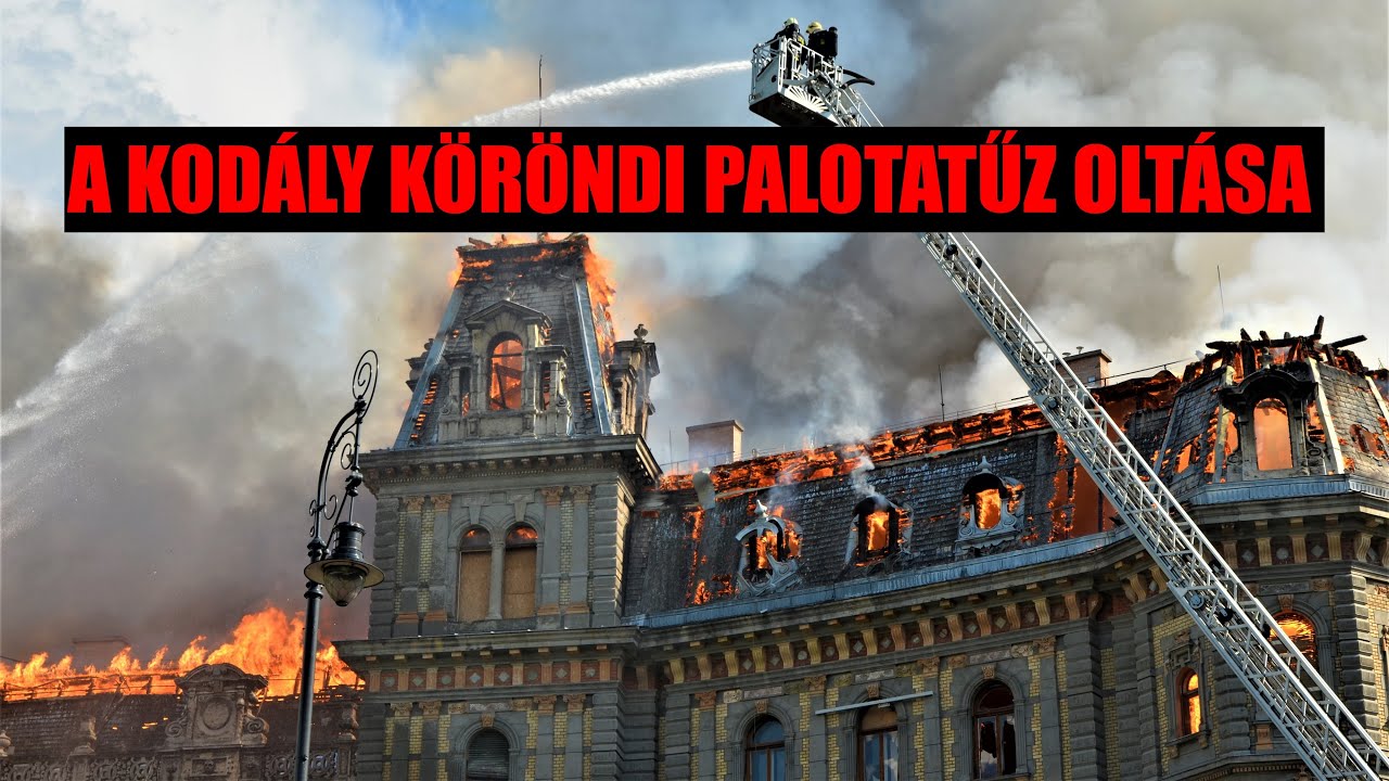 A Kodály köröndi palotaépület tüzének oltása | TŰZOLTÓK BEVETÉSEN