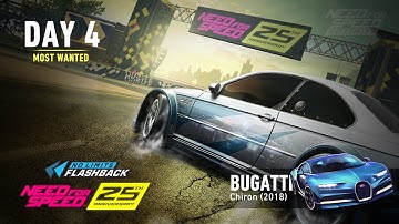 Need For Speed: No Limits | 2018 Bugatti Chiron (NFS 25th Anniversary - Day 4 | Most Wanted)