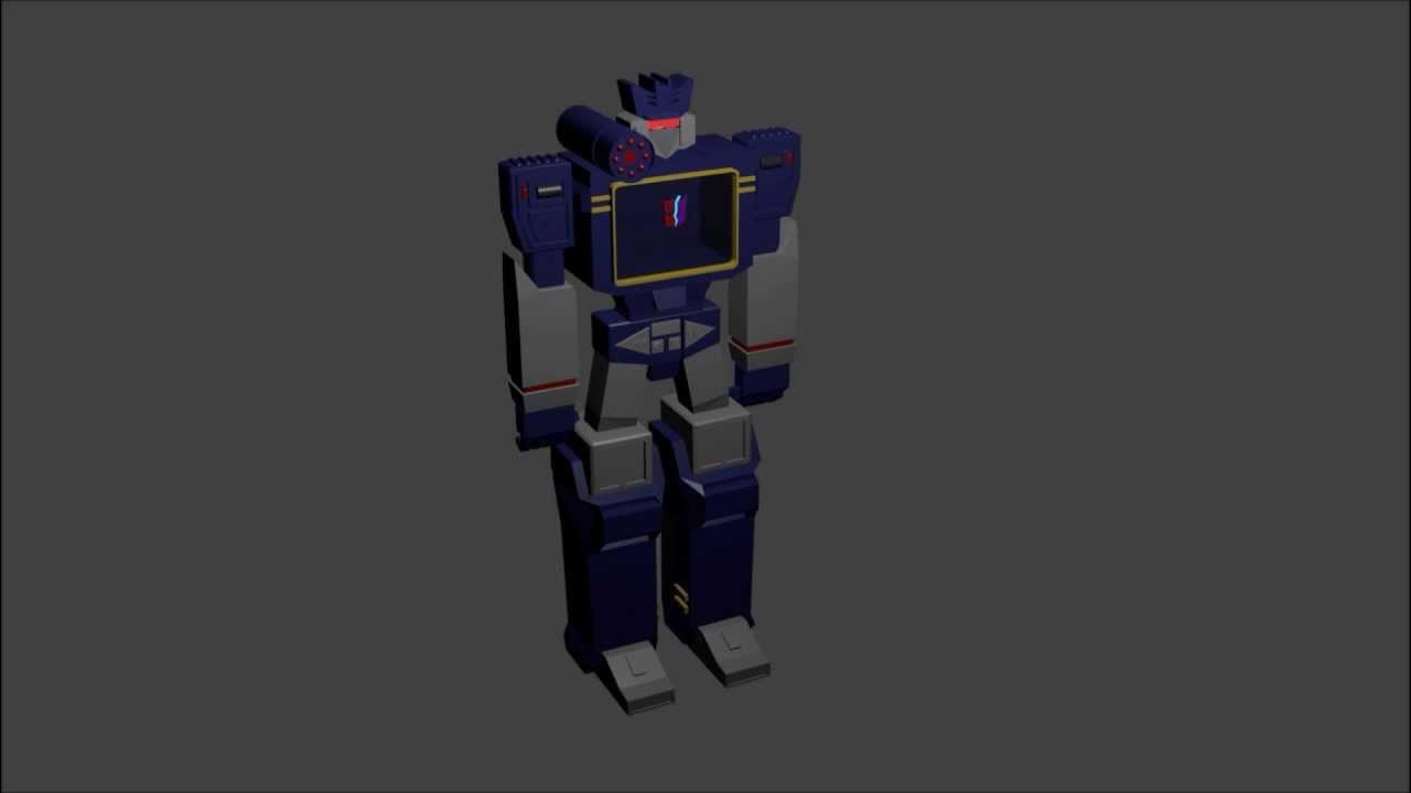 Soundwave G1 Test Render - YouTube