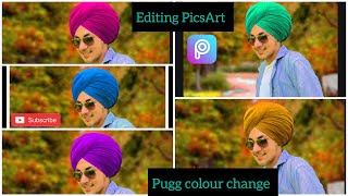 How to turban  Color Change ( PicsArt ) And Full Watch video screenshot 4