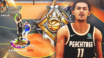 LEGEND TRAE YOUNG BUILD IN NBA 2K20 ! HALF COURT GREENS & UNGUARDABLE DRIBBLE MOVES