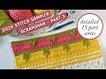 Extreme Drop Leaf Stitch Crochet Tutorial | Stitch Sampler Scrapghan CAL Week 3
