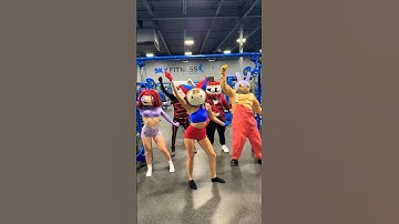 DIGITAL CIRCUS DANCING IN THE GYM!
