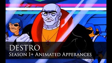 Destro Season 1+ G.I. Joe Appearances Compilation