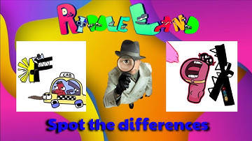 Spot 3 differences | RiddleLand | Alphabet Lore 10