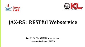 EP0023: JAX-RS - RESTful Webservice