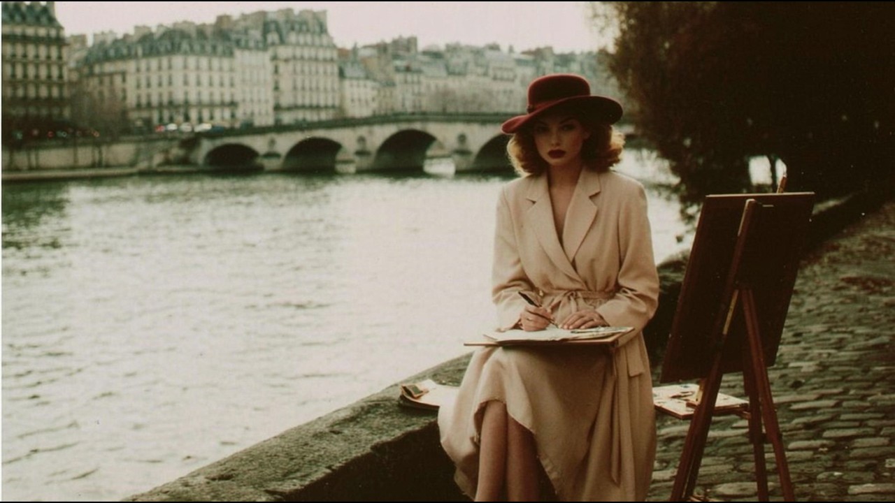 1 Hour Jazz on the Seine | Vintage French Jazz Café Music