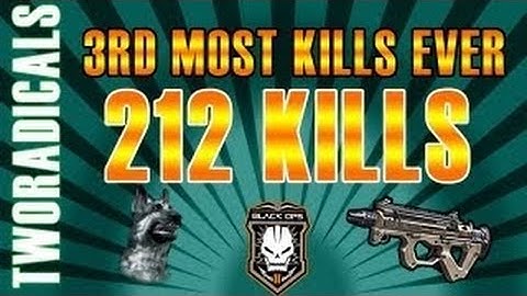 Black Ops 2 200 Kills!! 212-2 (Black Ops 2 PDW 57 Gameplay)
