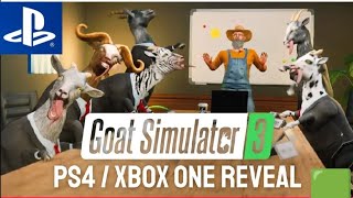 GOAT SIMULATOR 3 ps4 Xbox one reveal @PlayStation trailer