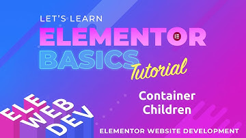 Elementor Child Container Width