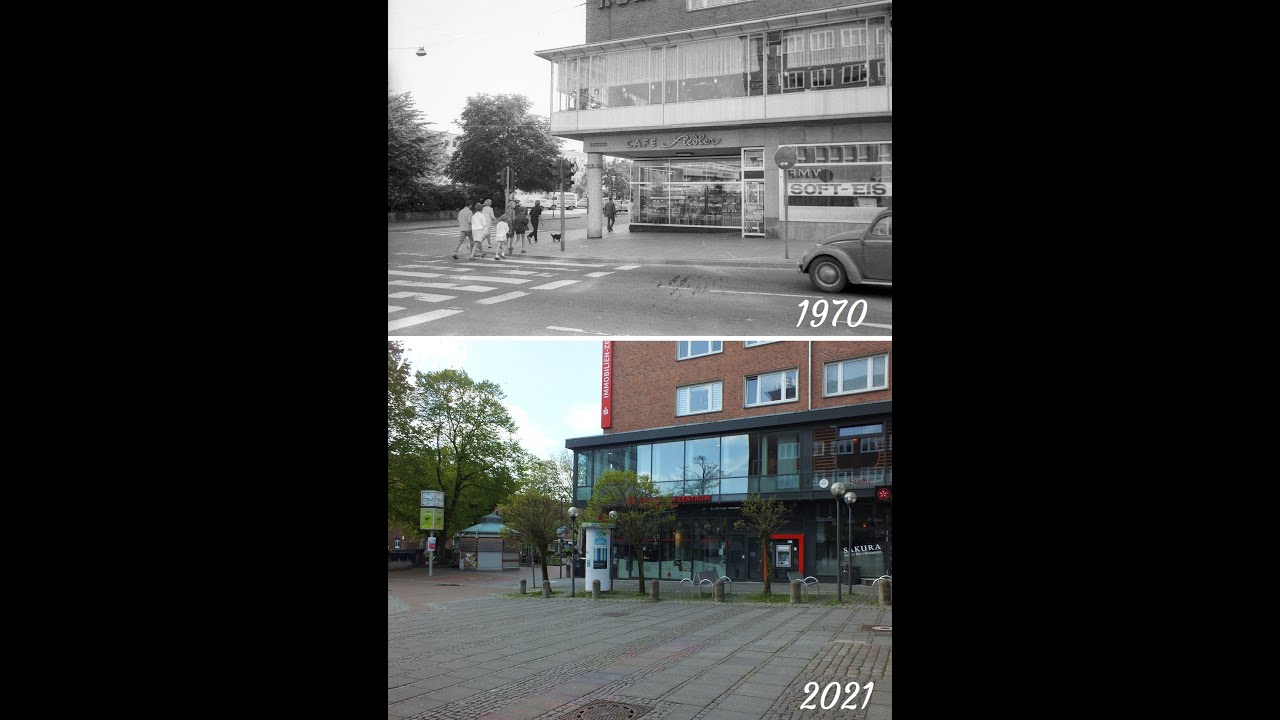 Kiel ● Damals & Heute Teil 15 - Holstenstraße (ab 1958 & 2021)